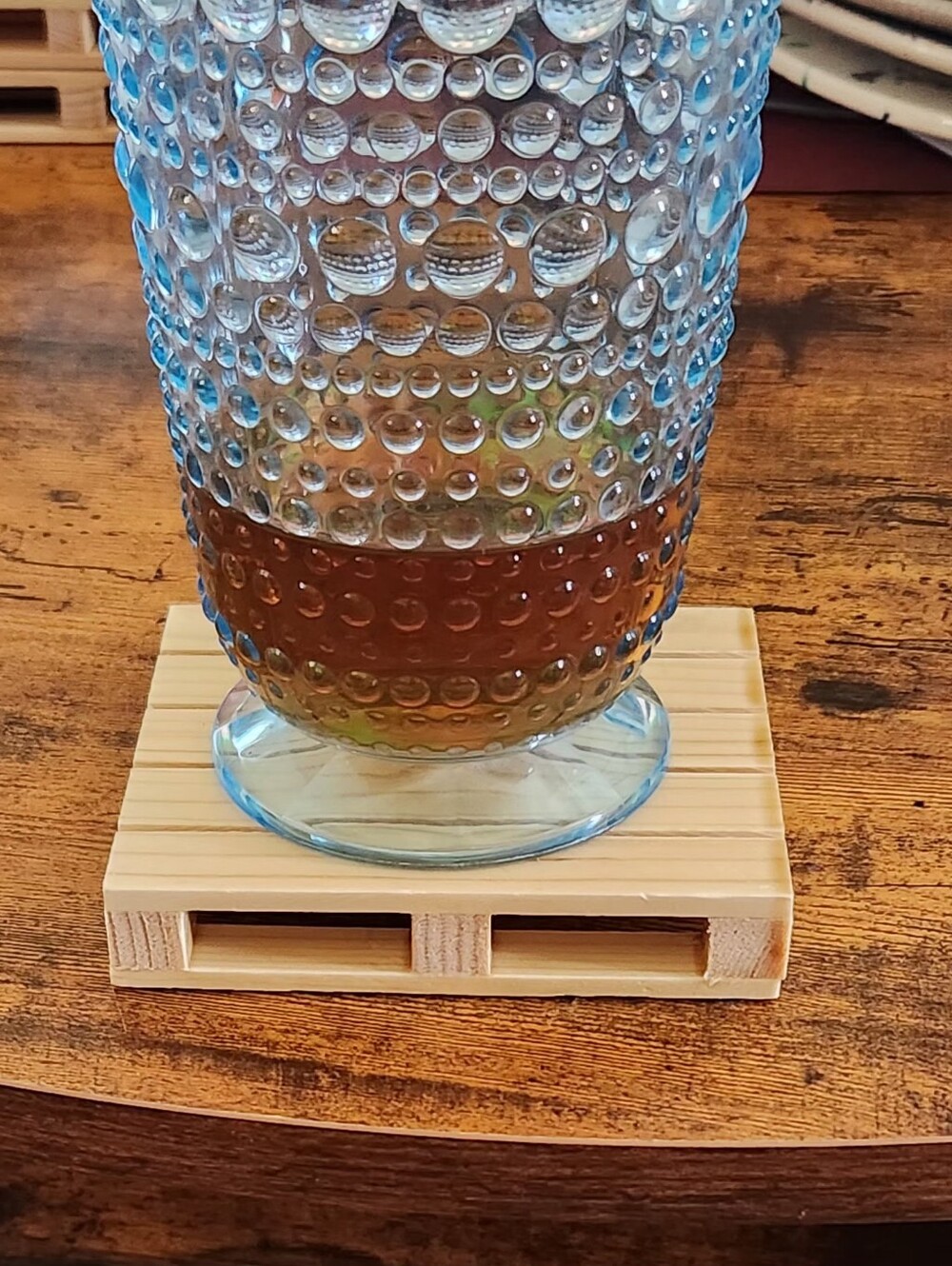 4-ct Mini Pallet Coasters Miniature Wooden Pallet Coasters